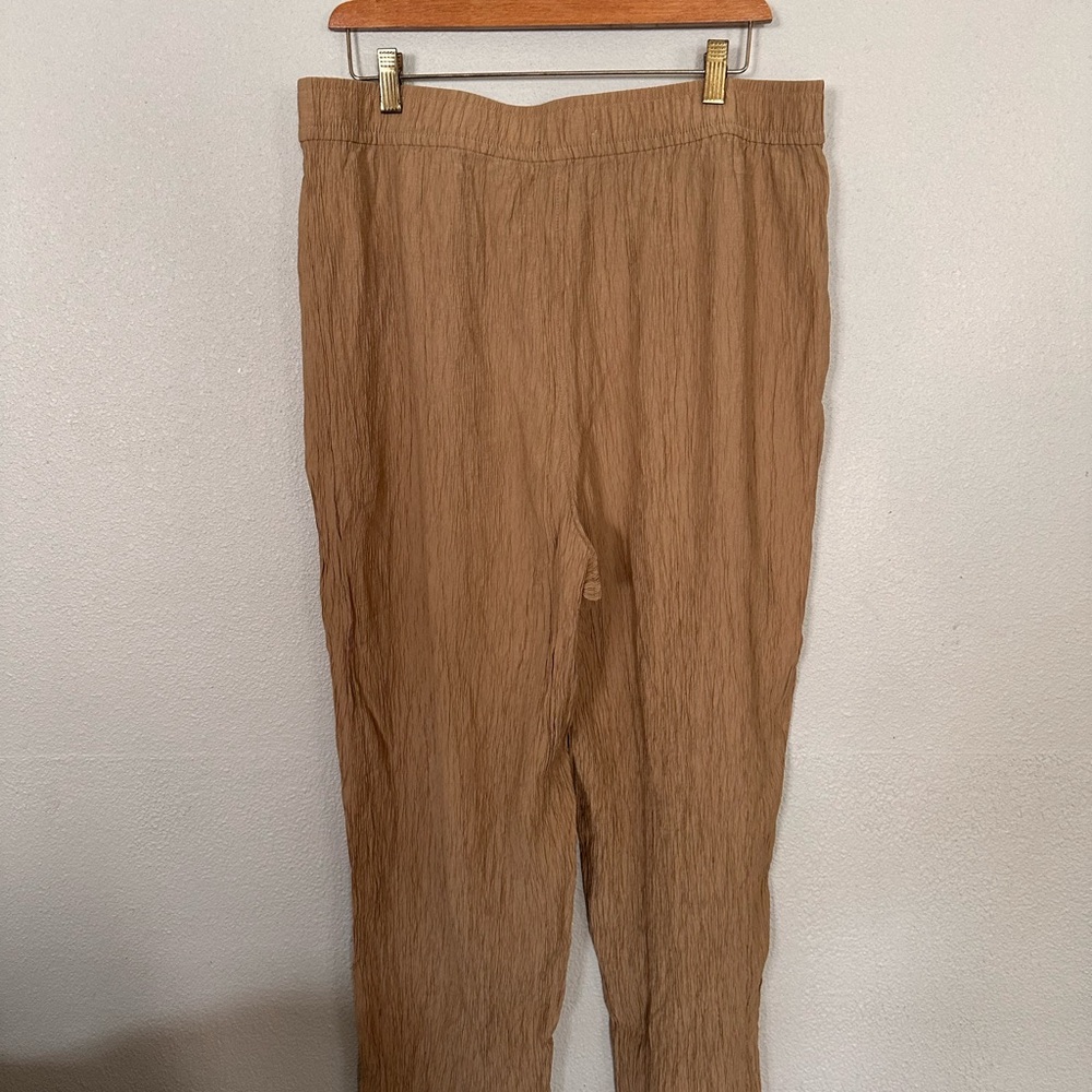 Madewell Relaxed Wide-Leg Pull-On Pants in Camel - Picture 5 of 8